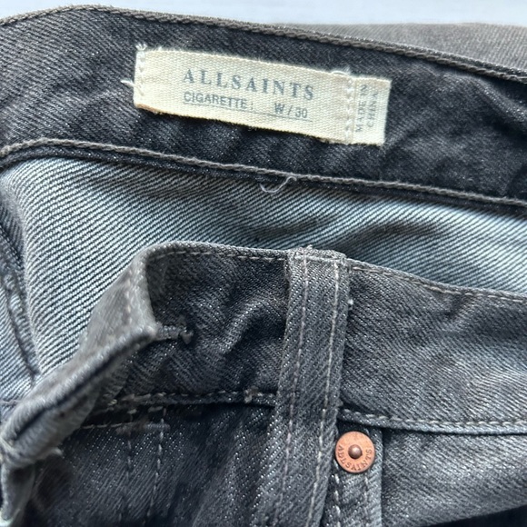 All Saints Cigarette Jeans Distressed (30) - Picture 3 of 7